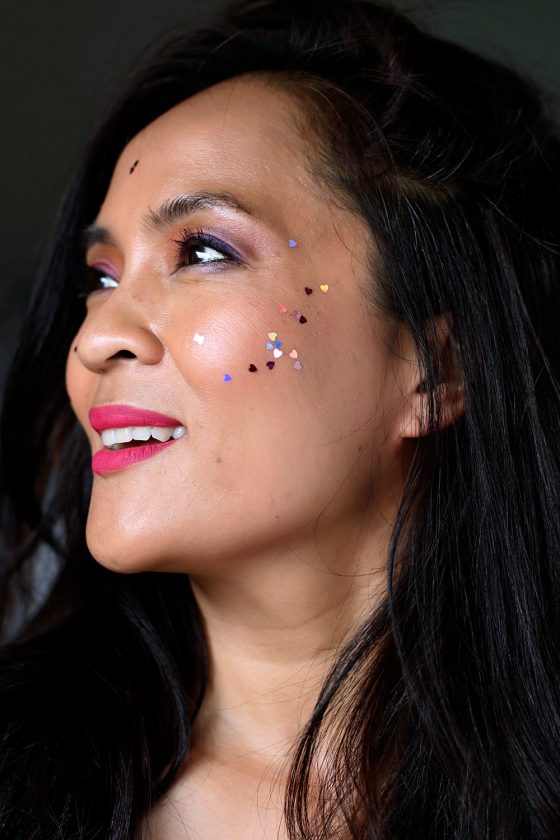 MAC Pink Hearts Glitter | Better Than Photoshop